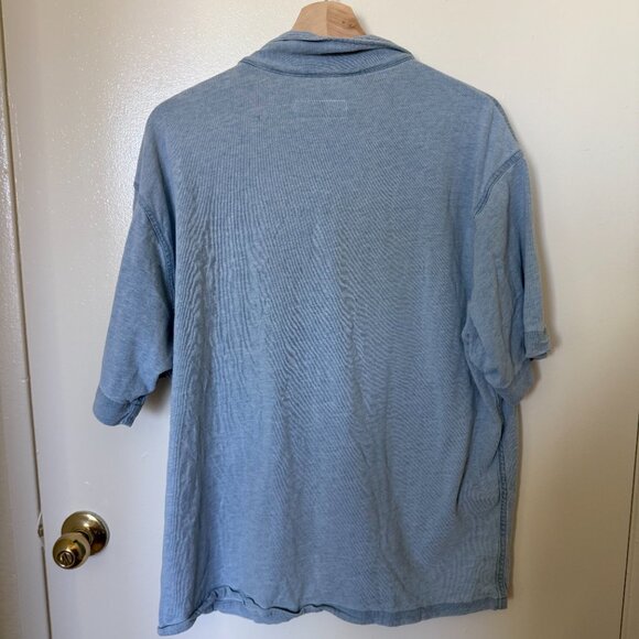 Buck Mason Chambray Blue Buttondown Shirt L - Picture 6 of 8